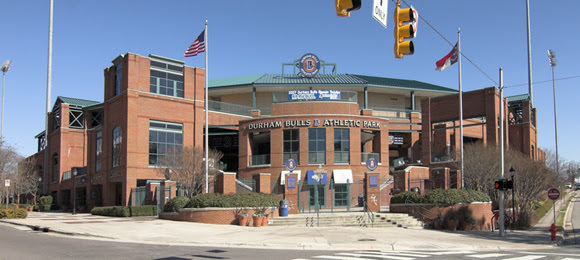 Durham Bulls Athletic Park in Downtown Durham NC